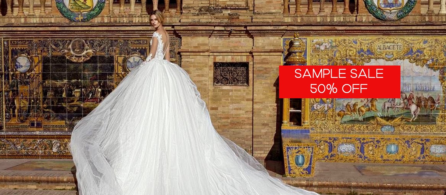 wedding gowns sample sale june-july 2022